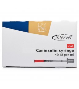 Seringues Caninsulin 40-UI pour chiens et chats