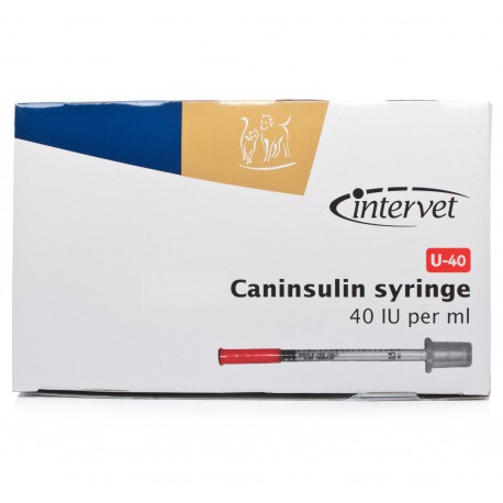 Seringues Caninsulin 40-UI pour chiens et chats