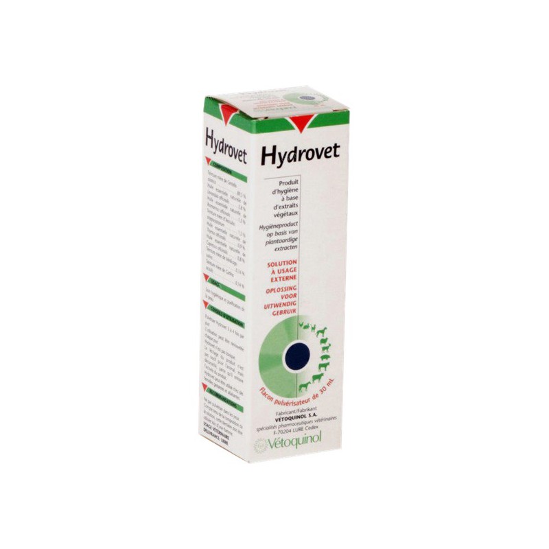 Hydrovet™ - Spray cicatrisant et antiseptique pour chiens et chats -  Vetoquinol / Direct-Vet