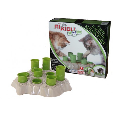 Stimulo, distributeur de croquettes pour chat / Aïkiou