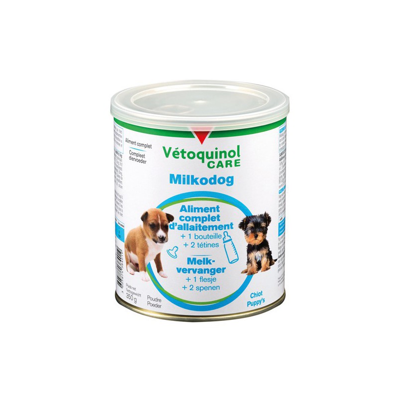 Milkodog™ - Lait maternisé pour chiots - Vétoquinol Care Milkodog™ - Lait maternisé pour chiots - Vétoquinol Care