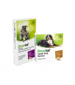Drontal - Vermifuge pour chien "Dog Flavour"