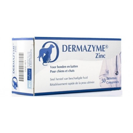 Dermazyme Zinc - Complément alimentaire pour chien et chat