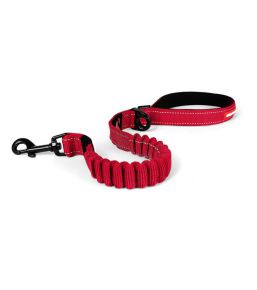 EzyDog - Laisse Zero Shock pour chien 64 cm Rouge