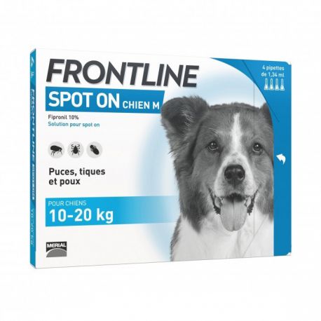 Frontline Spot On Chien - M 4 pipettes