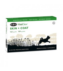 VitalChew SKIN + COAT - Soutien de la peau et du pelage des chiens
