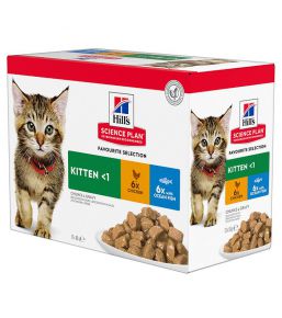 Hill's Science Plan Chaton Multipack Poulet et au Poisson