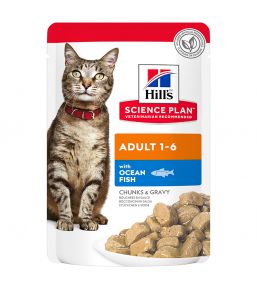 Hill's Science Plan Feline Adult Poisson Sachet Repas
