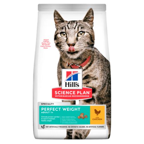 Hill's Science Plan Chat Adulte Perfect Weight au Poulet - Croquettes