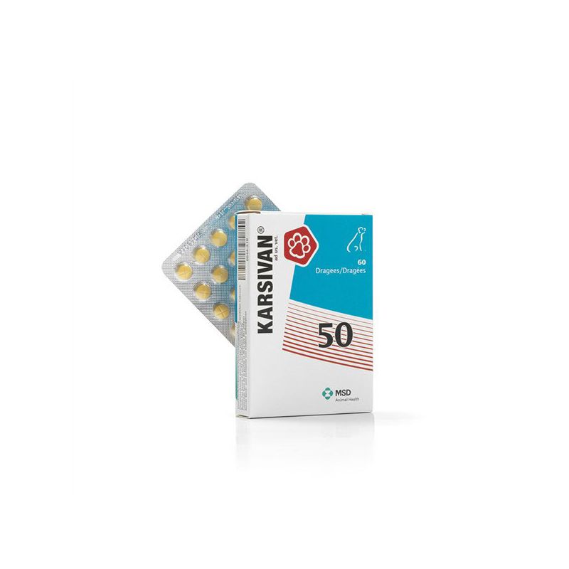 Karsivan 50 mg Médicament auxiliaire pour la circulation MSD
