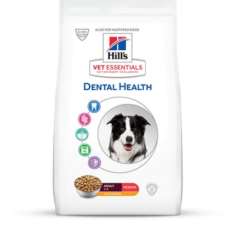 Hill's VetEssentials Canine Dental Health Adult chien de race moyenne
