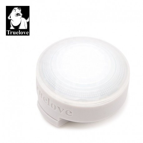 True Love LED Light - Lampe de sécurité pour chien Blanc
