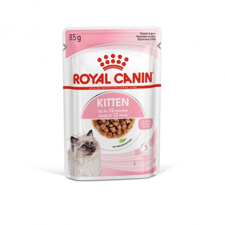 Royal Canin Kitten - Sachets de bouchées en sauce pour chaton