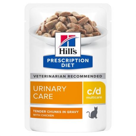 Hill's Prescription Diet c/d Multicare Feline Sachet Poulet