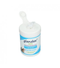 Lingettes Glandex pour chien et chat