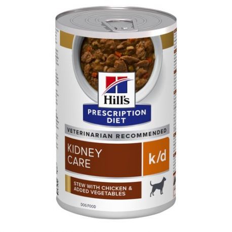 Hill's Prescription Diet Canine K/D Mijoté au poulet et légumes - Boîtes