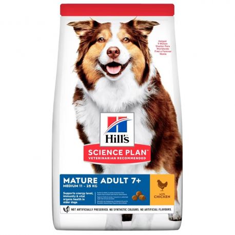 Hill's Science Plan Canine Mature Adult 7+ Medium Chicken