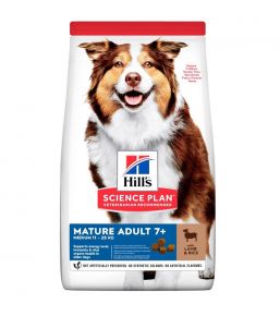 Hill's Science Plan Canine Mature Adult 7+ toutes races à l' Agneau et au Riz