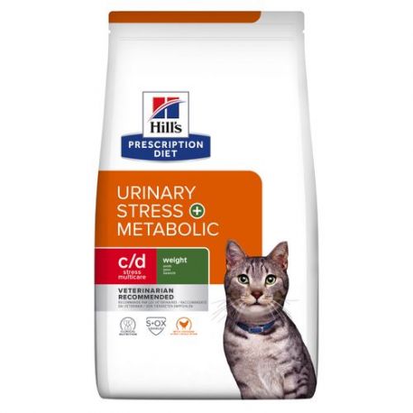 Hill's Prescription Diet c/d Feline Urinary Stress + Metabolic - Croquettes