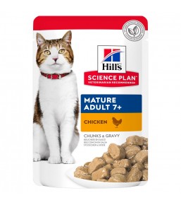 Hill's Science Plan Chat Mature 7+ - Sachets Fraîcheur