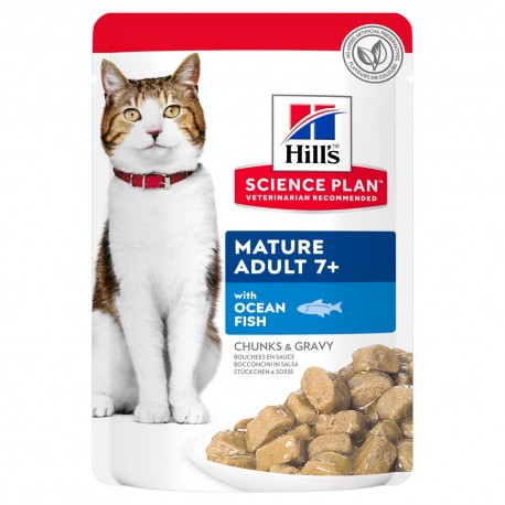 Hill's Science Plan Chat Mature 7+ - Sachets Fraîcheur