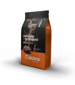 Calibra Expert+ Small Adult Delicious + Gourmand Canard - Croquettes pour chien