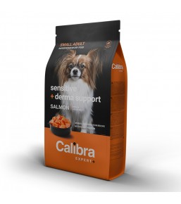 Calibra Expert+ Small Adult Sensitive + Derma Support Saumon - Croquettes pour chien