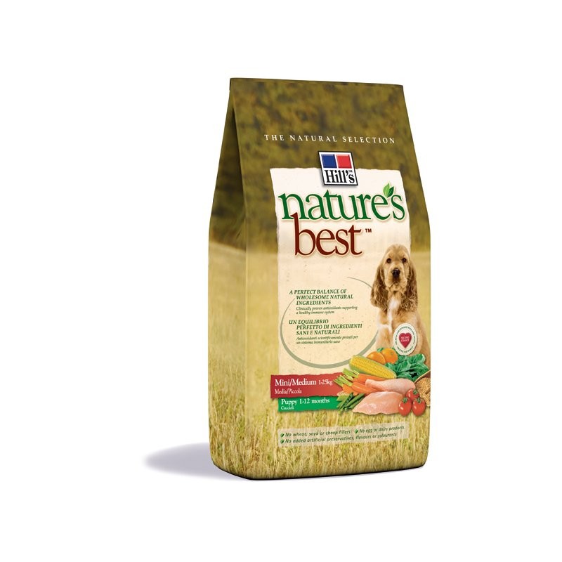 Hill's Nature's Best Puppy Mini/Medium pour les chiots de race petite à